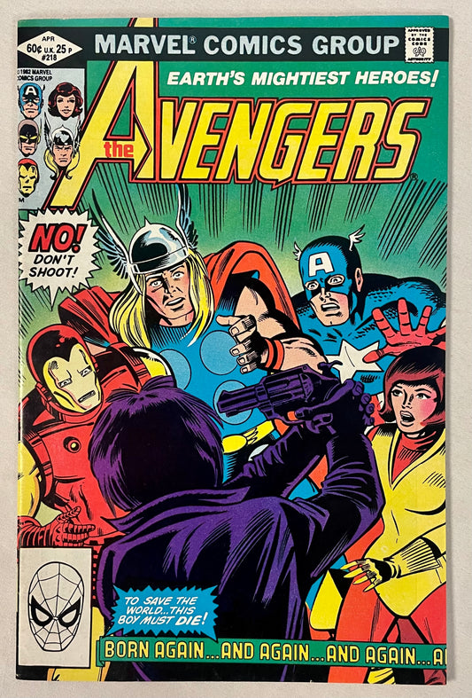 Marvel Comics The Avengers #218