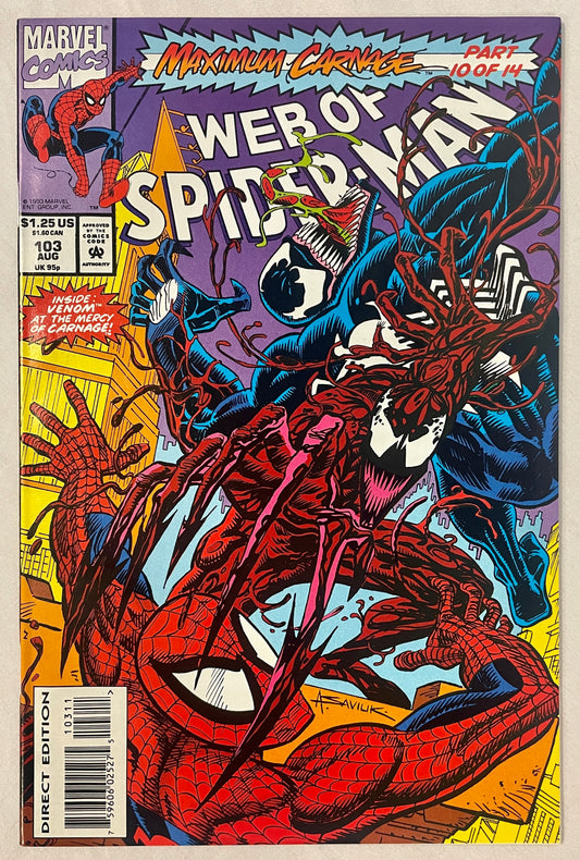 Marvel Comics Web of Spider-Man #103