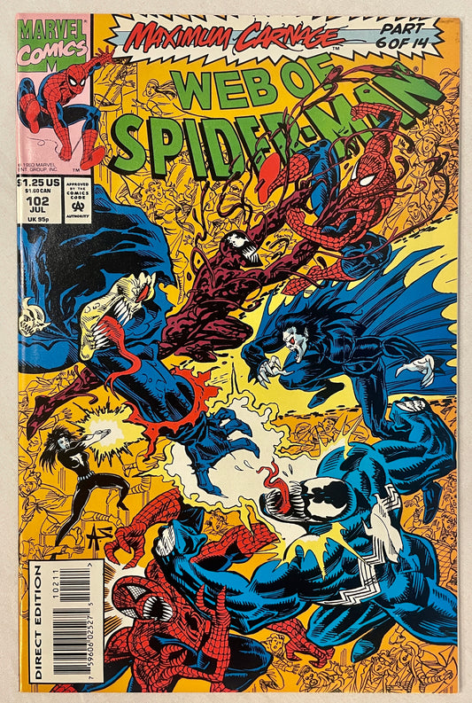 Marvel Comics Web of Spider-Man #102